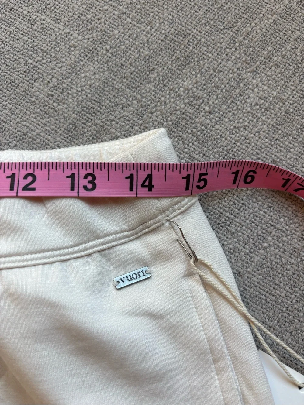 Vuori Compose Wide-Leg Drawstring Lounge Sweatpants Marshmallow NWT Small - Picture 6 of 8